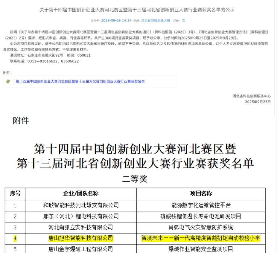 喜讯 | 唐山南宫28生物智能科技有限公司荣获省创新创业大赛二等奖！