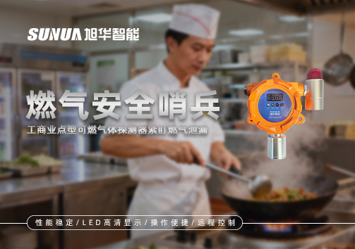 燃气安全哨兵：工商业点型可燃气体探测器紧盯燃气泄漏